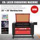 Secondhand 80w Co2 Laser Engraving Cutting Marking Machine W 28x20 Bed Autofocus