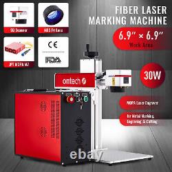 Secondhand Color Fiber Laser 30W JPT MOPA Metal Engraver Laser 175x175 Red Dot