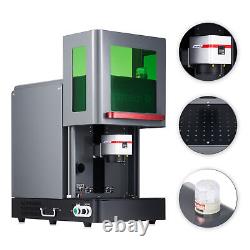 Secondhand JPT 30W 4.3x4.3 Full Enclosed Cover Fiber Laser Marking Machine