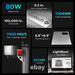 Secondhand MOPA Fiber Laser JPT Source 80W Laser Engraver Cutter, Metal&Jewelry