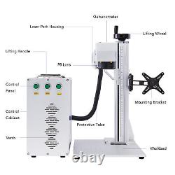 Secondhand OMTech 20W Fiber Laser Marking Machine for Metal 8x8 in. Work Area