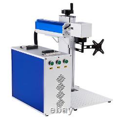 Secondhand OMTech 20W Fiber Laser Marking Machine for Metal 8x8 inch Work Area