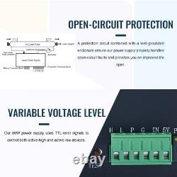 Secondhand OMTech 80W 110V CO2 Laser Power Supply for Laser Engraver Cutter LCD