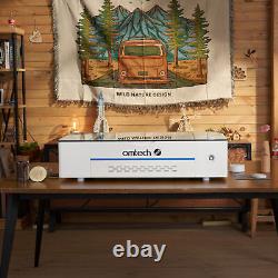 Secondhand Polar 50W 12×20 Desktop CO2 Laser Cutter Engraver Marker wRotary Axis