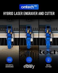 Secondhand Pro 150W 34x54 Hybrid Laser Machine for Metal Acrylic Wood Cutting