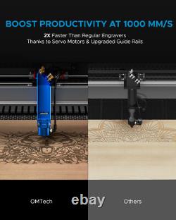 Secondhand Pro 3655 150W CO2Laser Engraver Cutting Machine 36x55 Water Chiller