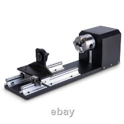 Secondhand Rotary Axis Attachment with 3-Jaw Chuck for CO2 Laser Engraver Cutter