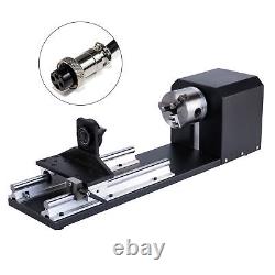 Secondhand Rotary axis w jaw chuck for 50w up CO2 laser engraver cutting machine