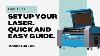 Step By Step Omtech Laser Cutter Engraver Setup