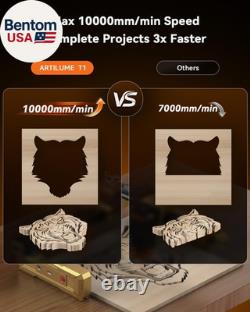T1 Foldable Laser Engraver 3000mW Portable 200x150mm DIY Engraving