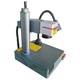 Usa 50w Fiber Laser Metal Steel Mark Engraver Machine Ezcad Rotary Axisfedex Fda