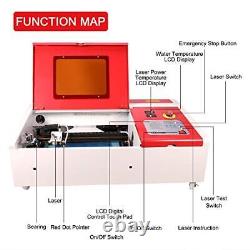 USED OMTech Upgraded 40W 12x 8 CO2 Laser Engraver Machine K40