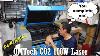 Unboxing U0026 Review Omtech Co2 100w Laser Cutter Power U0026 Precision Unleashed