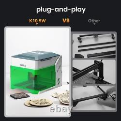 WAINLUXPRO K10 5000mW Laser Engraver Machine, Mini Laser Engraving Machine for W