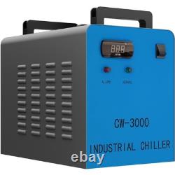 Water Chiller Steel 2.4-Gallon Capacity Industrial Coolant System for Laser E