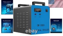 Water Chiller Steel 2.4-Gallon Capacity Industrial Coolant System for Laser E