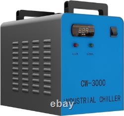 Water Chiller Steel 2.4-Gallon Capacity Industrial Coolant System for Laser E