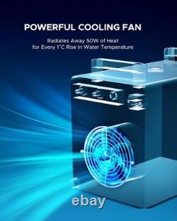 Water Chiller Steel 2.4-Gallon Capacity Industrial Coolant System for Laser E