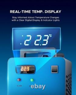 Water Chiller Steel 2.4-Gallon Capacity Industrial Coolant System for Laser E