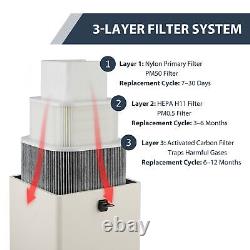 Xf-250 3-stage Filter Fume Extractor/air Purifier For Fiber & Co2 Machines