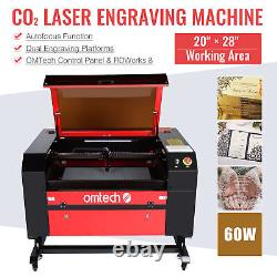 28x20 60w Co2 Laser Graveur Cutter Cutting Gravure Carving Machine Autofocus