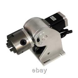 7.9x7.9 pouces 30W Machine de marquage laser à fibre JPT Machine de marquage métallique + Axe rotatif