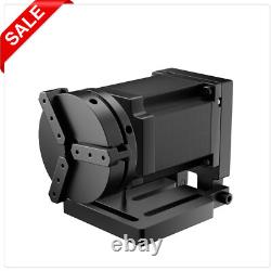Accessoire d'axe rotatif 70 mm d'occasion pour graveur laser à fibre avec mandrin rotatif à 3 mâchoires