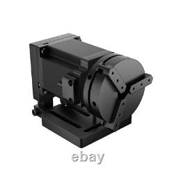Accessoire d'axe rotatif 70 mm d'occasion pour graveur laser à fibre avec mandrin rotatif à 3 mâchoires