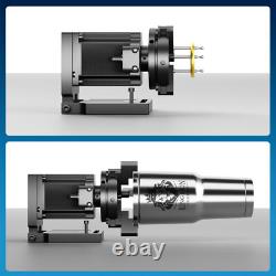 Accessoire d'axe rotatif 70 mm d'occasion pour graveur laser à fibre avec mandrin rotatif à 3 mâchoires