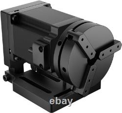 Accessoire d’axe rotatif Omtech pour graveurs laser à fibre, arbre rotatif de 70 mm avec