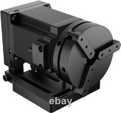 Accessoire d’axe rotatif Omtech pour graveurs laser à fibre, arbre rotatif de 70 mm avec