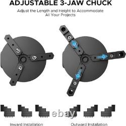 Accessoire d’axe rotatif Omtech pour graveurs laser à fibre, arbre rotatif de 70 mm avec