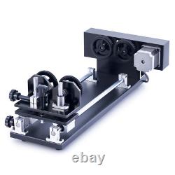 Accessoire d’axe rotatif à 4 roues OMTech, rotation à 360° pour graveur laser CO2