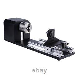 Accessoire de rotation d'occasion avec mandrin à 3 mors pour graveur et découpeur laser CO2