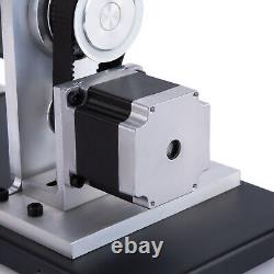 Accessoire de rotation d'occasion avec mandrin à 3 mors pour graveur et découpeur laser CO2