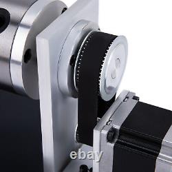 Accessoire de rotation d'occasion avec mandrin à 3 mors pour graveur et découpeur laser CO2