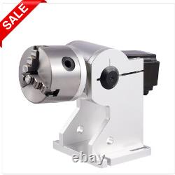 Accessoire rotatif 80 mm à 3 mors d'occasion pour graveur laser à fibre