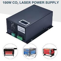 Alimentation 100W pour tube laser CO2 de 60W 80W 100W pour machines de découpe et de gravure au laser