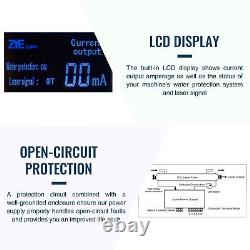 Alimentation laser 150W avec affichage LCD pour découpeuse et graveuse laser CO2 Tube laser