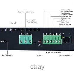 Alimentation laser CO2 de 100W pour machine graveuse de gravure et de découpe 110V Entrée