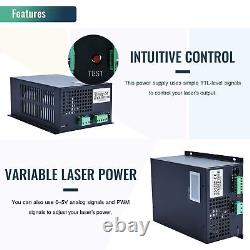 Alimentation laser CO2 de 60W avec affichage LCD - Entrée 110V pour graveurs et découpeurs CO2
