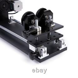 Attachment de l'axe rotatif à 4 roues OMTech compatible avec la machine de gravure et de découpe laser CO2 de 50W