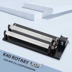 Axe rotatif OMTech K40 avec moteur pas à pas biphasé pour graveur et découpeur laser CO2