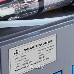 Cutter De Graveur Laser Omtech 60w 24x16 Co2 Avec Fixation Rotative De Cylindre