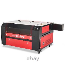 Cutter Graveur Laser Omtech 80w 28x20 Co2 Avec Fixation Rotative De Cylindre
