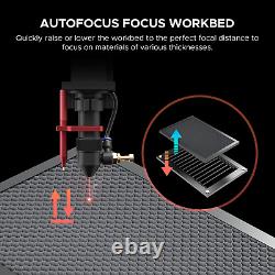 Découpe et gravure au laser CO2 150W 35x50 avec refroidisseur d'eau 5000