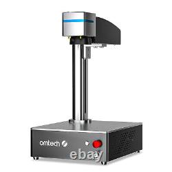 Découpe laser de fibres OMTech 5.9x5.9 30W avec graveur laser EzCad pour la gravure sur métal
