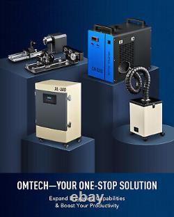 Découpeur graveur laser CO2 OMTech 100W 24x40 avec autofocus et accessoires premium