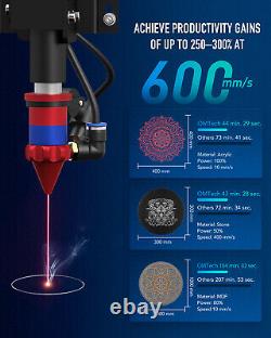 Découpeur graveur laser CO2 OMTech 150W 40x63 avec table de travail  Machine de gravure et de découpe