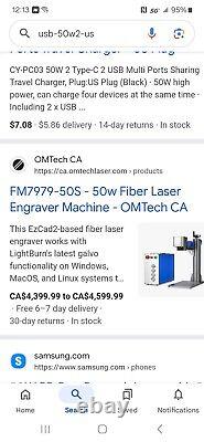 Fm-7979 Laser à fibre de 50W des années 50